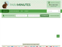 Tablet Screenshot of paraminutes.com
